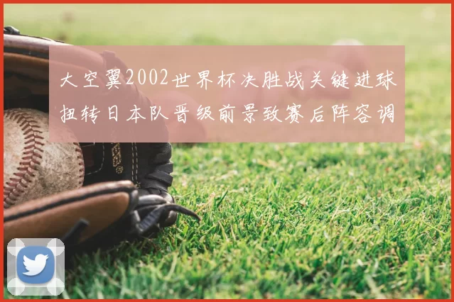 大空翼2002世界杯决胜战关键进球扭转日本队晋级前景致赛后阵容调整